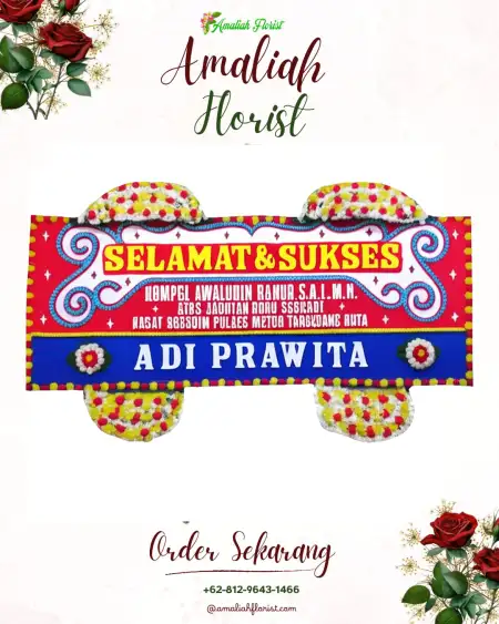 Papan Bunga Ucapan Selamat Jlarem